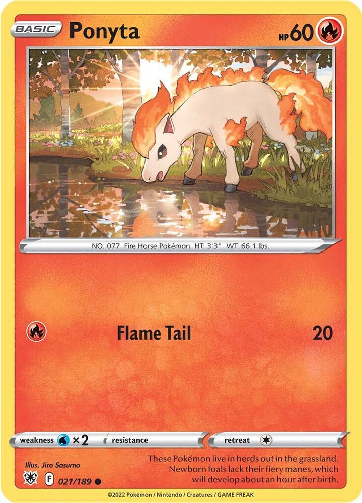 Ponyta 021/189 (SWSH10: Astral Radiance)  | Good Games Adelaide SA