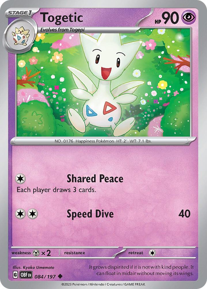 Togetic 084/197 (SV03: Obsidian Flames)  | Good Games Adelaide SA