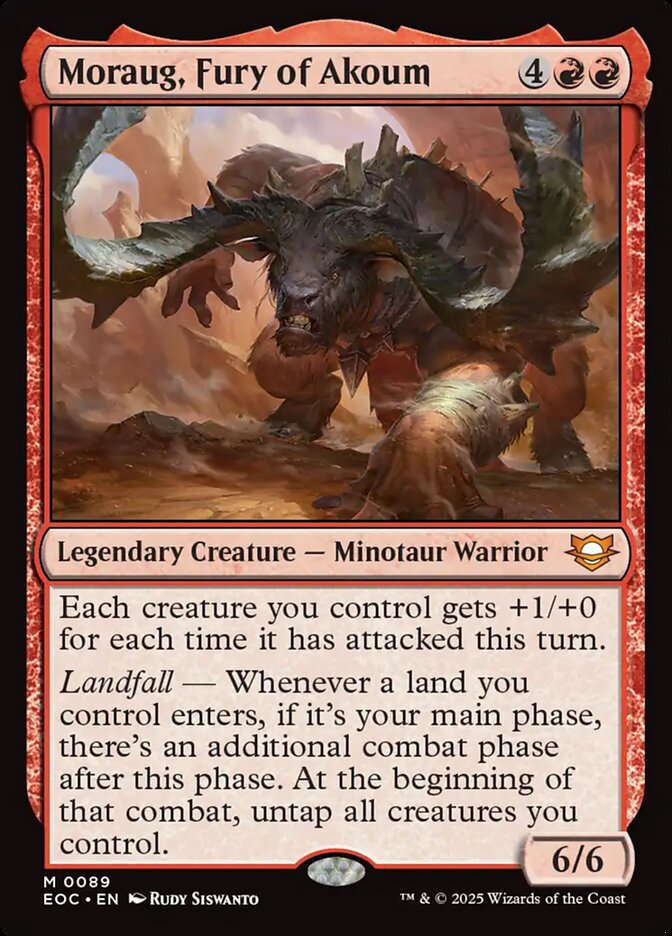 Moraug, Fury of Akoum 89 (Commander: Edge of Eternities)  | Good Games Adelaide SA