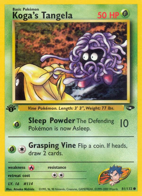 Koga's Tangela 081/132 (Gym Challenge)  - 1st Edition | Good Games Adelaide SA