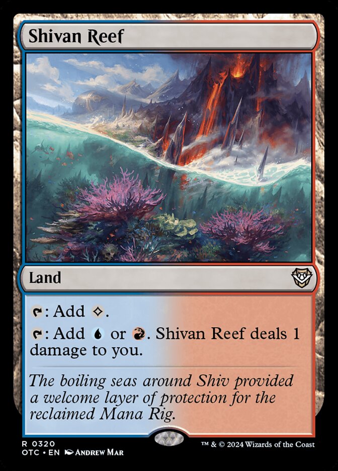 Shivan Reef 320 (Commander: Outlaws of Thunder Junction)  | Good Games Adelaide SA