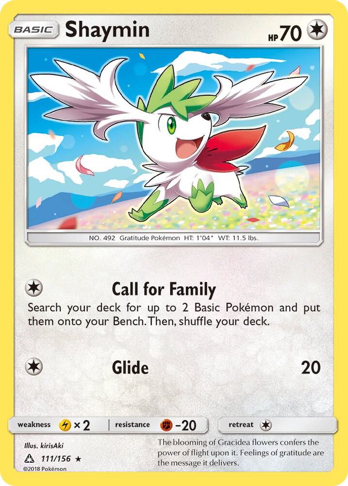Shaymin 111/156 (SM - Ultra Prism)  | Good Games Adelaide SA