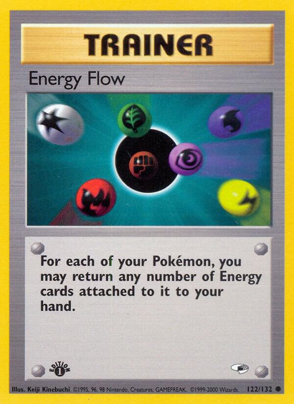 Energy Flow 122/132 (Gym Heroes)  - 1st Edition | Good Games Adelaide SA