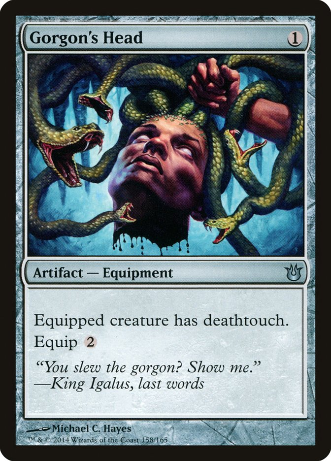 Gorgon's Head 158 (Born of the Gods)  - Foil | Good Games Adelaide SA
