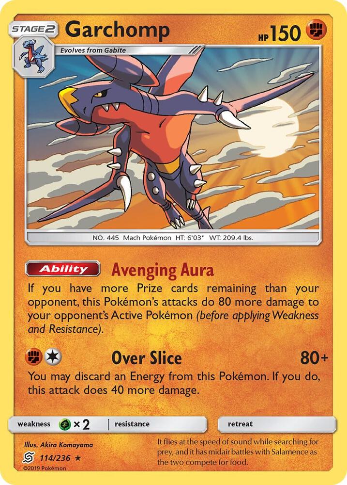 Garchomp 114/236 (SM - Unified Minds)  - Holofoil | Good Games Adelaide SA