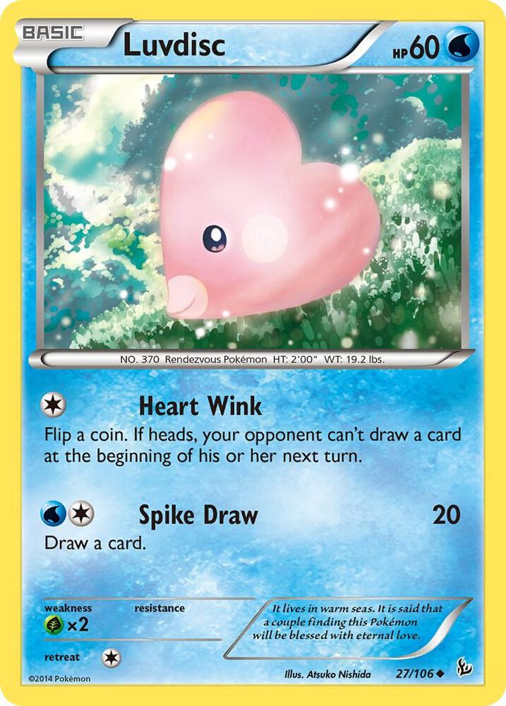 Luvdisc 27/106 (XY - Flashfire)  | Good Games Adelaide SA