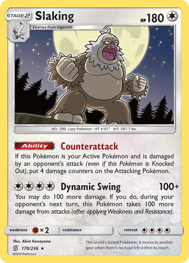 Slaking 170/236 (SM - Unified Minds)  - Holofoil | Good Games Adelaide SA