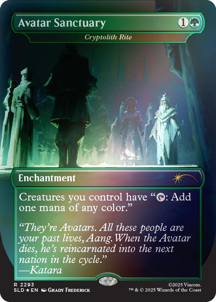 Avatar Sanctuary Cryptolith Rite Rainbow Foil 2293 (Secret Lair Drop Series)  - Foil | Good Games Adelaide SA