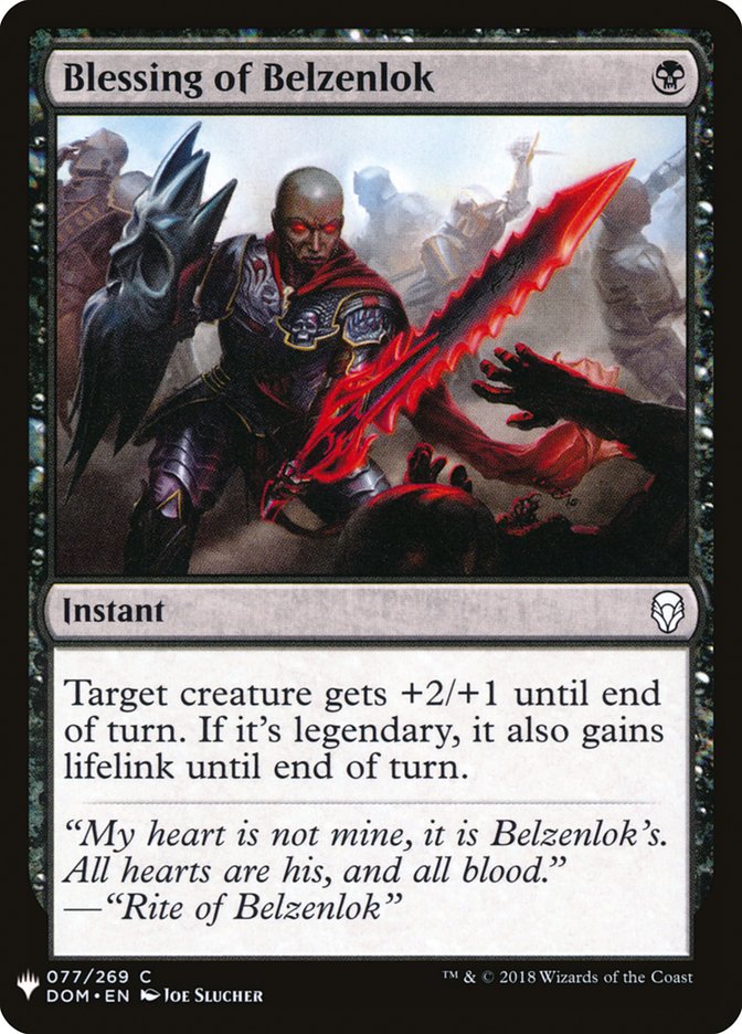 Blessing of Belzenlok 77 (The List Reprints)  | Good Games Adelaide SA