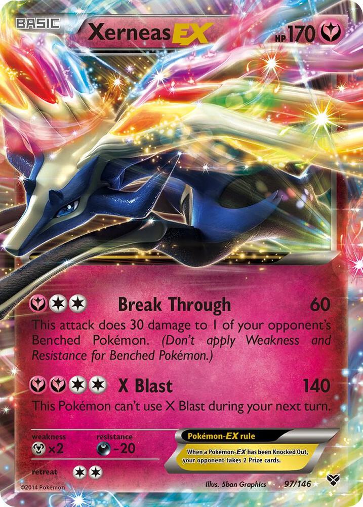 Xerneas EX 97/146 (XY Base Set)  - Holofoil | Good Games Adelaide SA