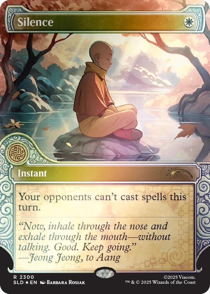 Silence 2300 Rainbow Foil 2300 (Secret Lair Drop Series)  - Foil | Good Games Adelaide SA