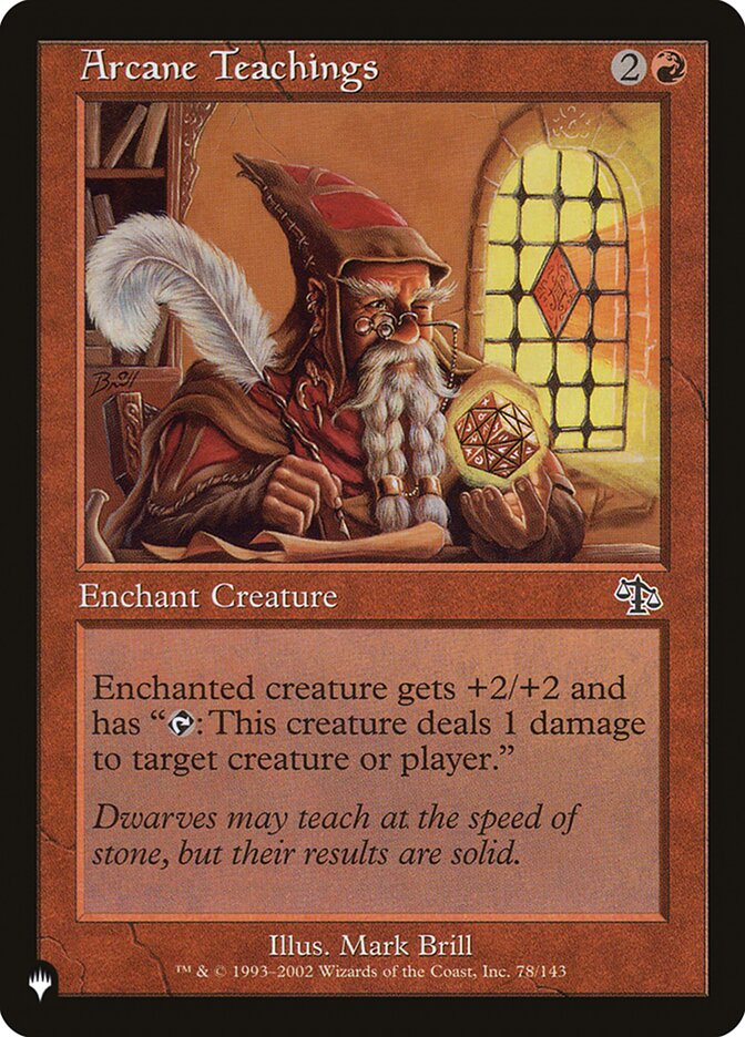 Arcane Teachings 78/143 (The List Reprints)  | Good Games Adelaide SA