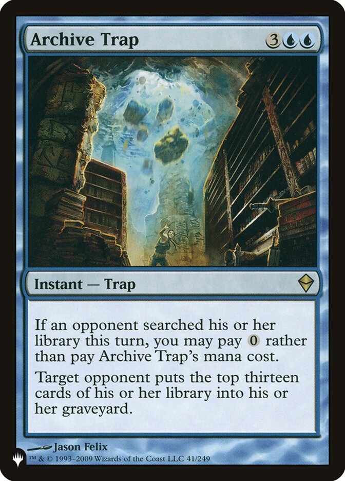 Archive Trap 41/249 (The List Reprints)  | Good Games Adelaide SA