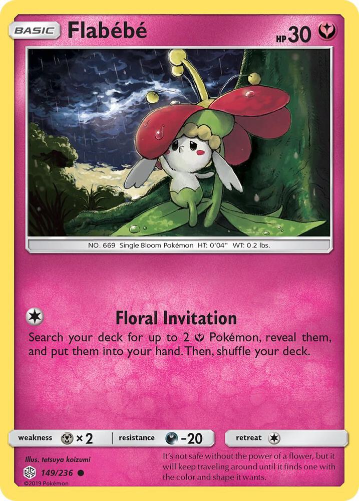 Flabebe 149/236 (SM - Cosmic Eclipse)  | Good Games Adelaide SA