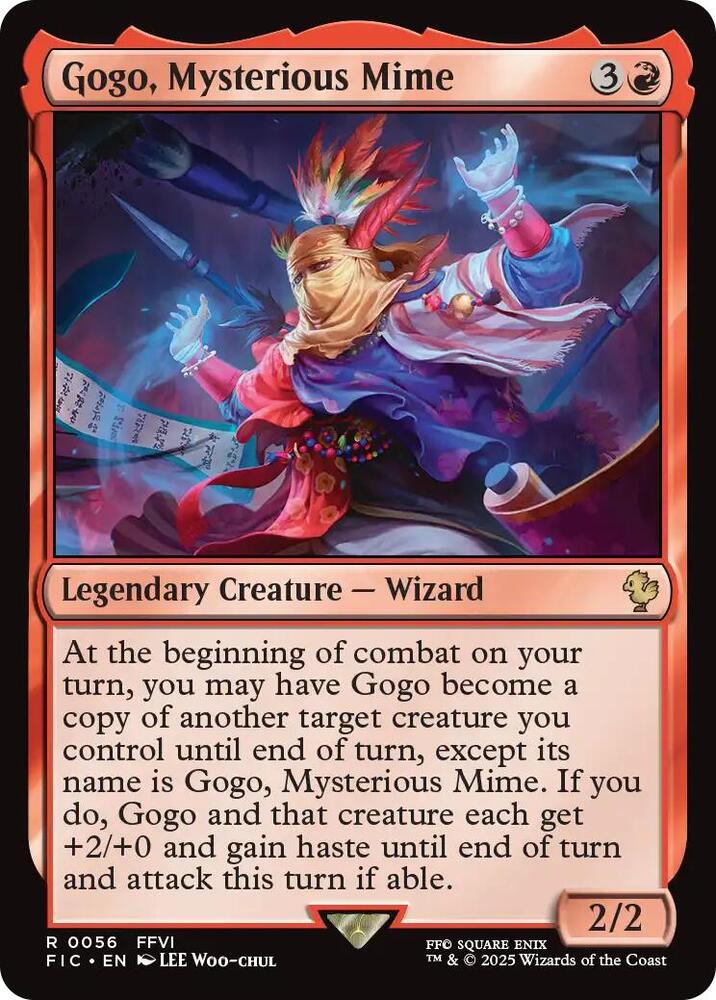 Gogo, Mysterious Mime 56 (Commander: FINAL FANTASY)  - Foil | Good Games Adelaide SA