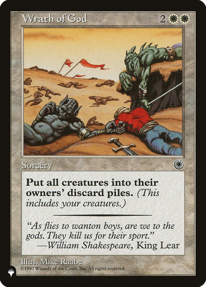 Wrath of God  (The List Reprints)  | Good Games Adelaide SA