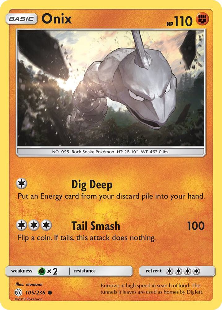 Onix 105/236 (SM - Cosmic Eclipse)  | Good Games Adelaide SA