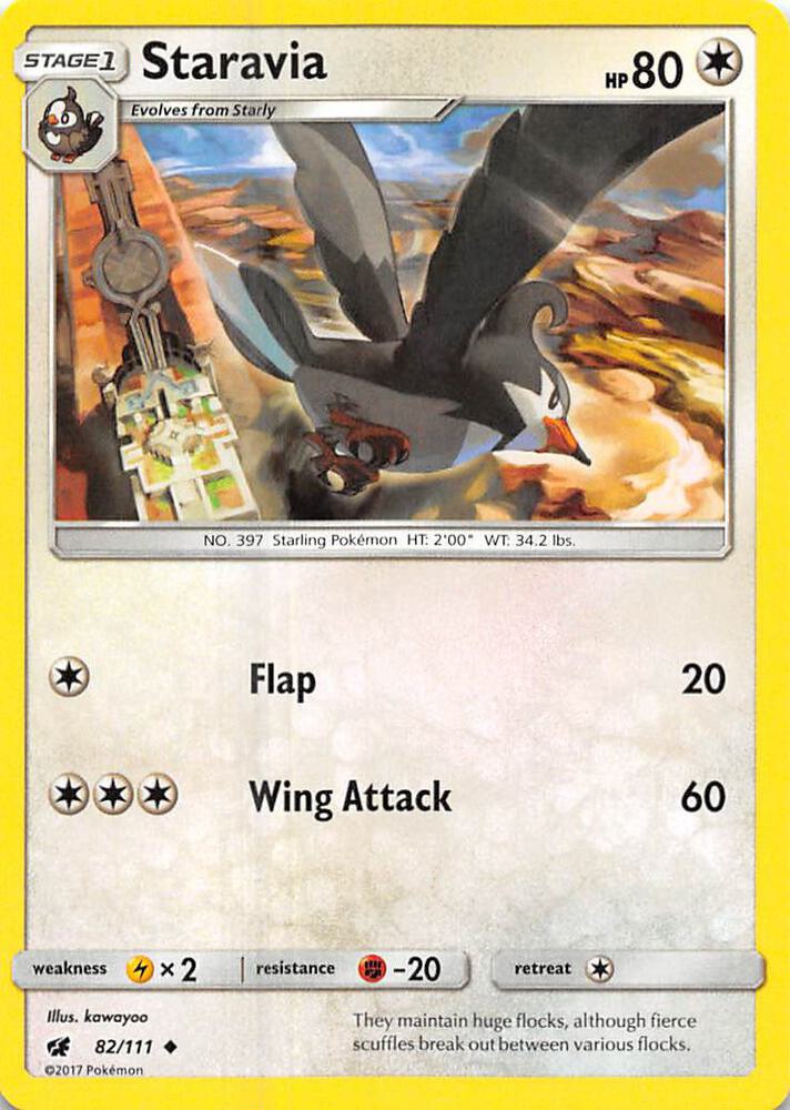 Staravia 82/111 (SM - Crimson Invasion)  | Good Games Adelaide SA