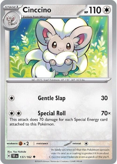 Cinccino 137/162 (SV05: Temporal Forces)  | Good Games Adelaide SA