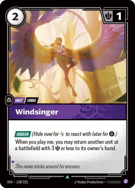 Windsinger 138/221 (Spiritforged)  | Good Games Adelaide SA