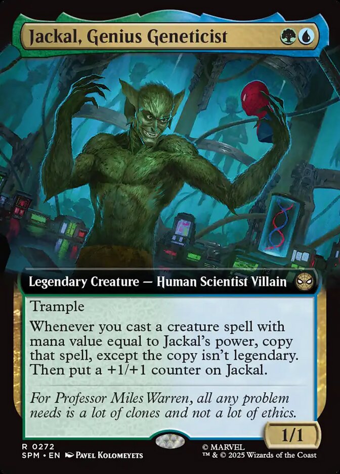 Jackal Genius Geneticist Extended Art 272 (Marvel's Spider-Man)  | Good Games Adelaide SA