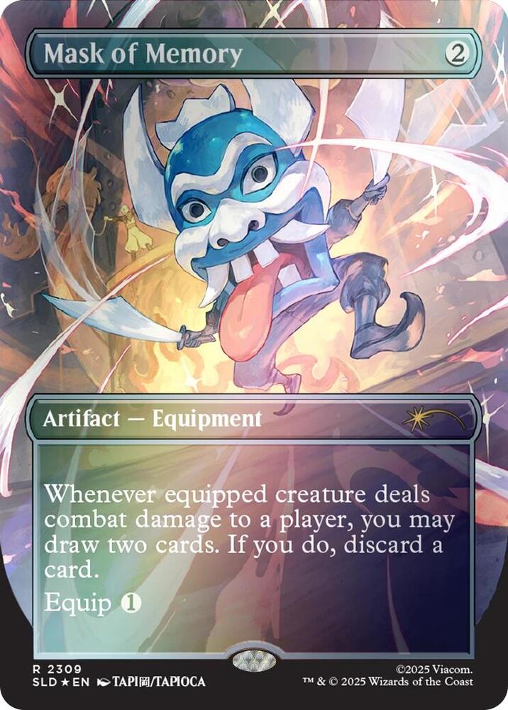 Mask of Memory Rainbow Foil 2309 (Secret Lair Drop Series)  - Foil | Good Games Adelaide SA
