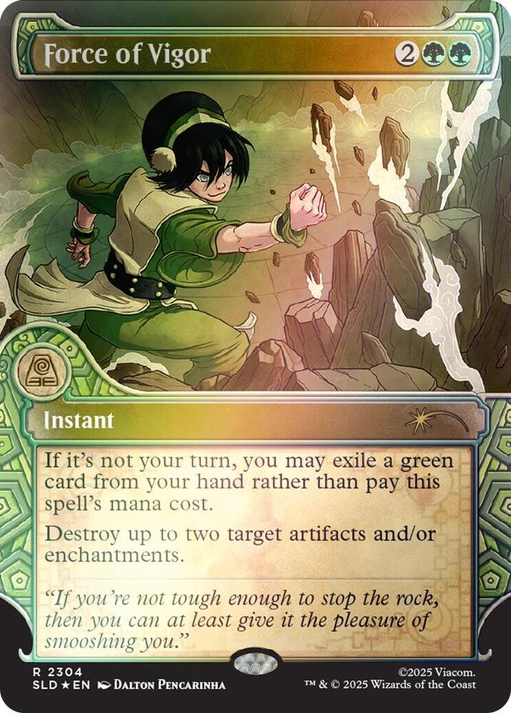 Force of Vigor Rainbow Foil 2304 (Secret Lair Drop Series)  - Foil | Good Games Adelaide SA