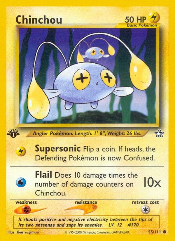 Chinchou  055/111 (Neo Genesis)  - 1st Edition | Good Games Adelaide SA