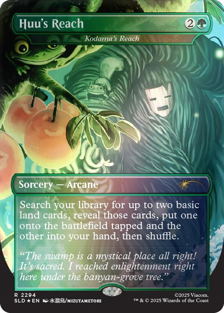 Huus Reach Kodamas Reach Rainbow Foil 2294 (Secret Lair Drop Series)  - Foil | Good Games Adelaide SA