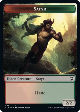 Satyr Beast Double Sided Token 46 // 38 (Commander Legends: Battle for Baldur's Gate)  | Good Games Adelaide SA