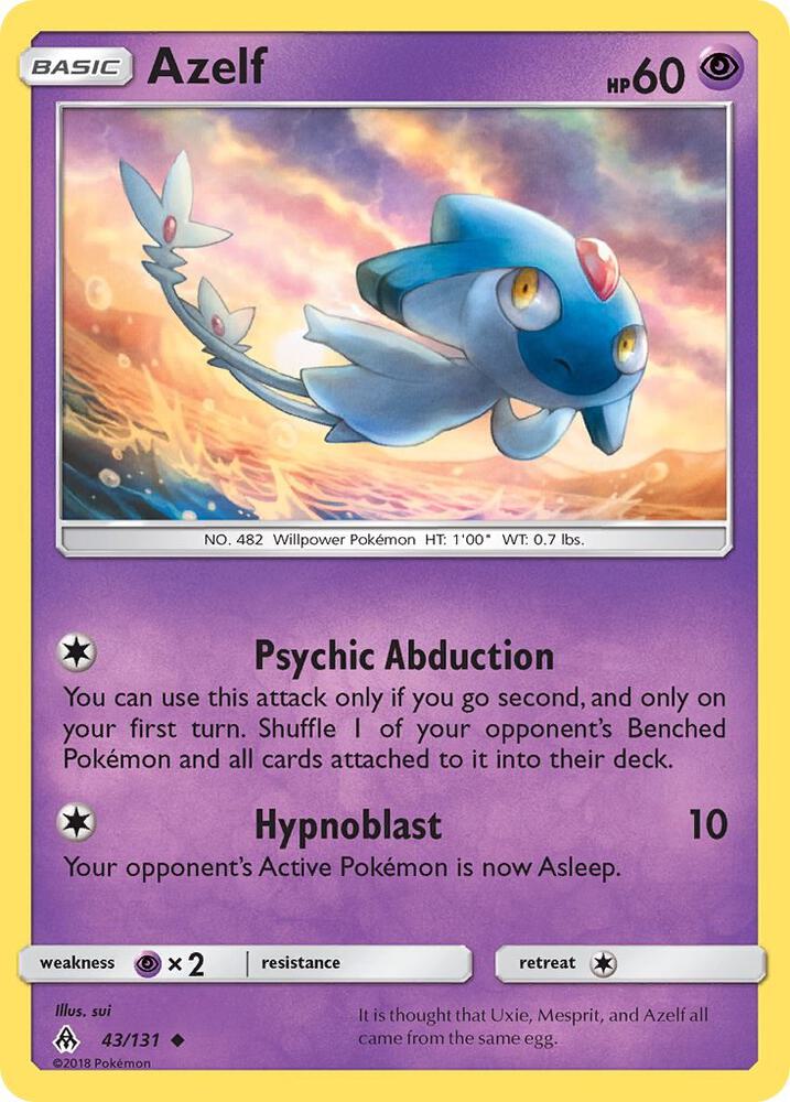 Azelf 43/131 (SM - Forbidden Light)  | Good Games Adelaide SA