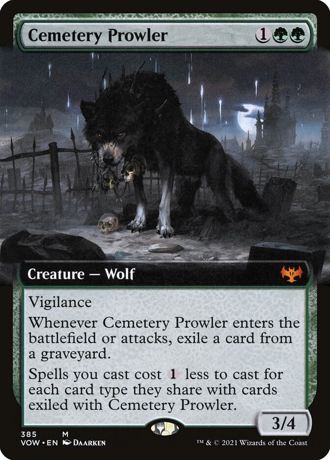 Cemetery Prowler 385 (Innistrad: Crimson Vow)  - Foil | Good Games Adelaide SA