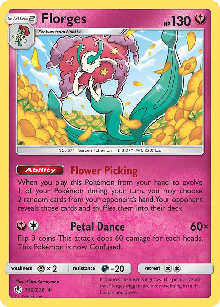 Florges 152/236 (SM - Cosmic Eclipse)  - Holofoil | Good Games Adelaide SA