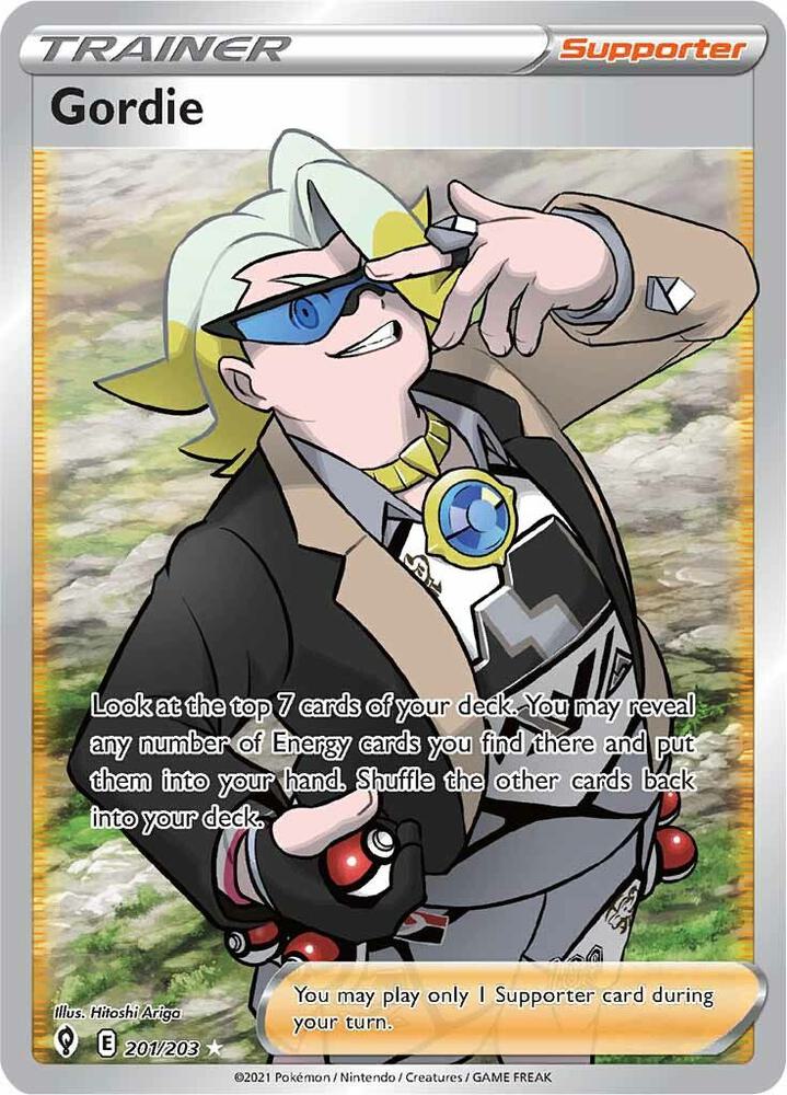 Gordie Full Art 201/203 (SWSH07: Evolving Skies)  - Holofoil | Good Games Adelaide SA