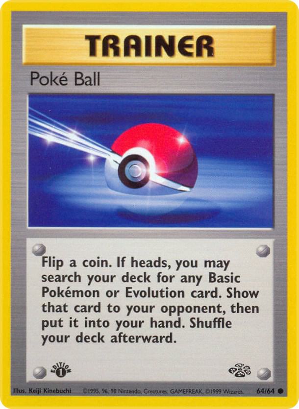 Poke Ball 64/64 (Jungle)  - 1st Edition | Good Games Adelaide SA