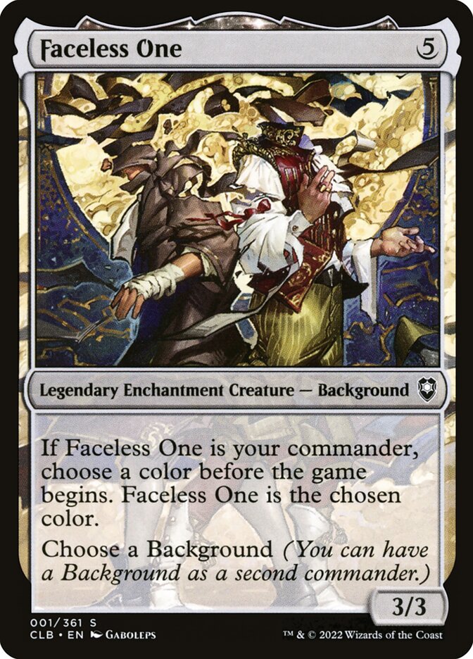 Faceless One 1 (Commander Legends: Battle for Baldur's Gate)  | Good Games Adelaide SA