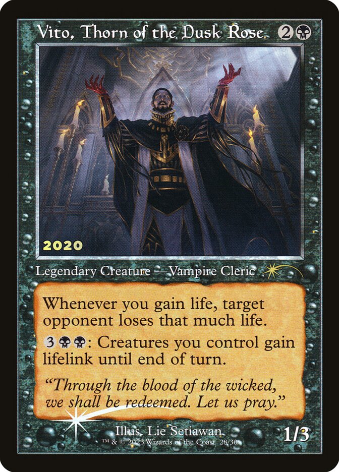 Vito, Thorn of the Dusk Rose 28 (30th Anniversary Promos)  - Foil | Good Games Adelaide SA