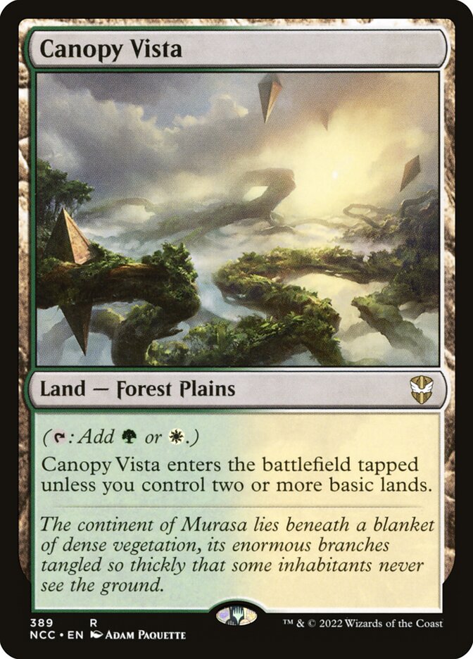 Canopy Vista 389 (Commander: Streets of New Capenna)  | Good Games Adelaide SA