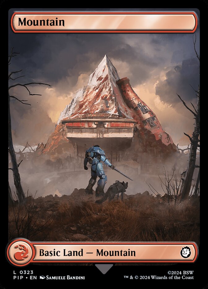 Mountain 323 (Universes Beyond: Fallout)  - Foil | Good Games Adelaide SA