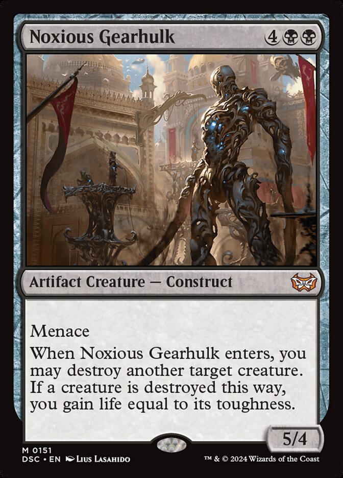 Noxious Gearhulk 151 (Commander: Duskmourn: House of Horror)  | Good Games Adelaide SA