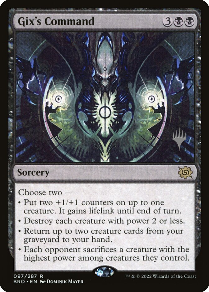 Gix's Command 97 (Promo Pack: The Brothers' War)  - Foil | Good Games Adelaide SA
