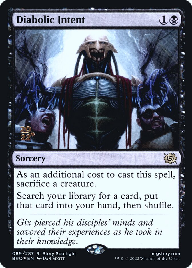 Diabolic Intent 89 (Prerelease Cards)  - Foil | Good Games Adelaide SA