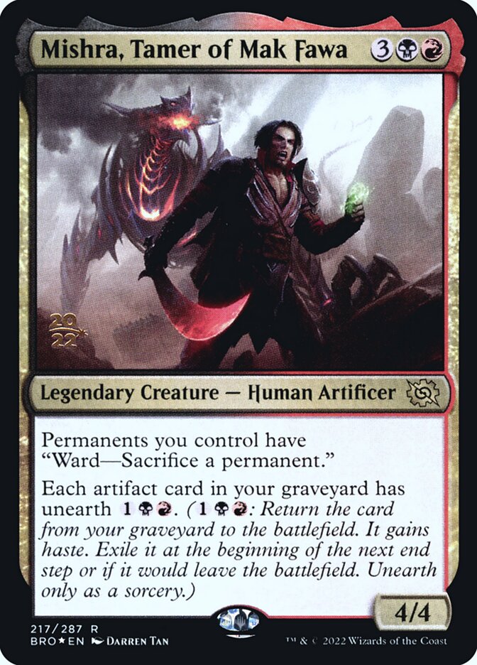 Mishra, Tamer of Mak Fawa 217 (Prerelease Cards)  - Foil | Good Games Adelaide SA