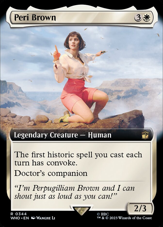Peri Brown 344 (Universes Beyond: Doctor Who)  | Good Games Adelaide SA