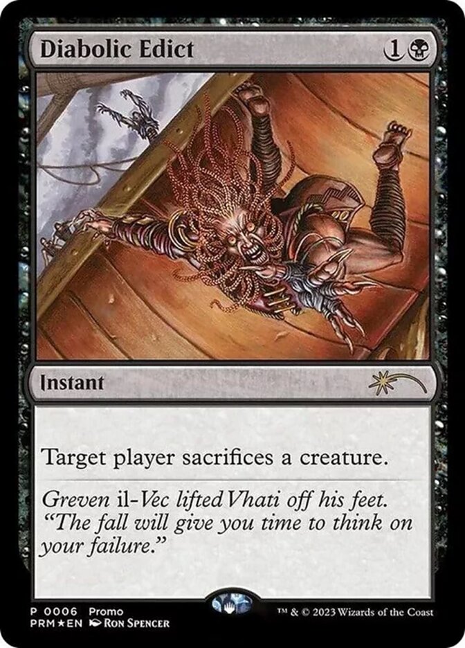 Diabolic Edict 6 (Media Promos)  - Foil | Good Games Adelaide SA