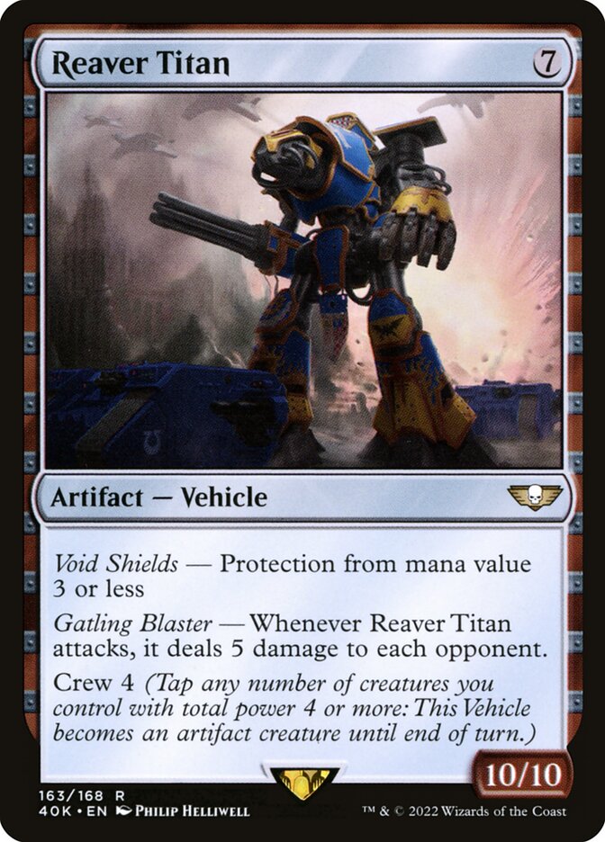 Reaver Titan 163/617 (Universes Beyond: Warhammer 40,000)  | Good Games Adelaide SA