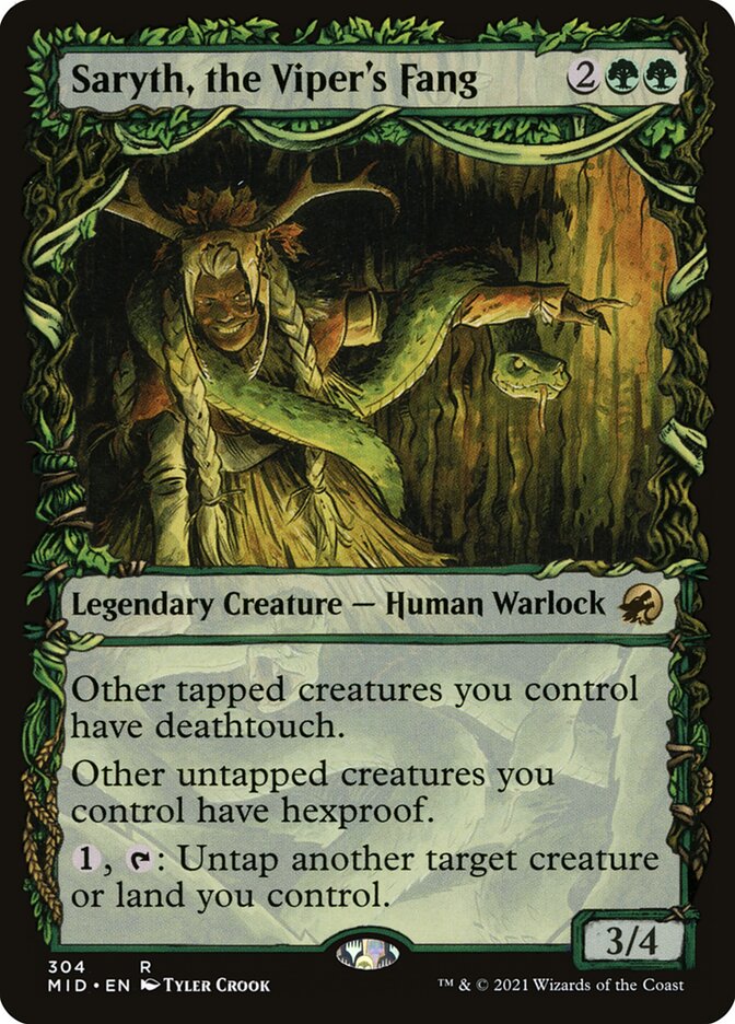 Saryth, the Viper's Fang 304 (Innistrad: Midnight Hunt)  | Good Games Adelaide SA