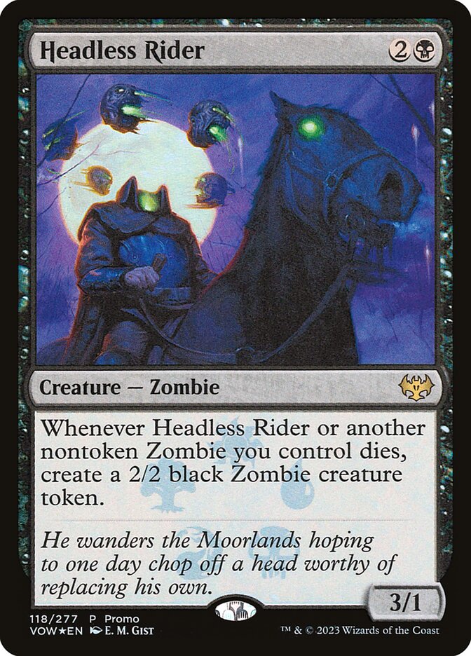 Headless Rider 118 (Media Promos)  - Foil | Good Games Adelaide SA