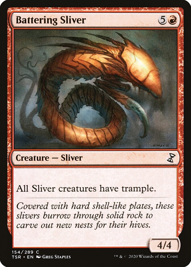 Battering Sliver 154 (Time Spiral: Remastered)  | Good Games Adelaide SA
