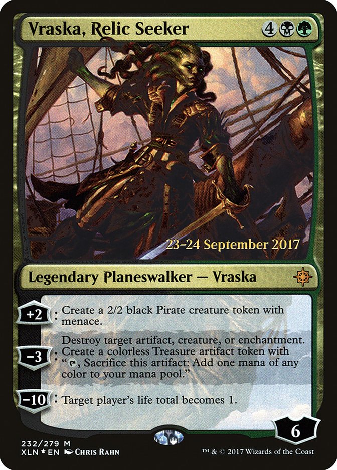 Vraska, Relic Seeker 232 (Prerelease Cards)  - Foil | Good Games Adelaide SA